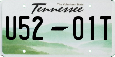 TN license plate U5201T