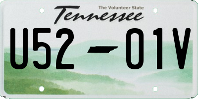 TN license plate U5201V