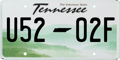TN license plate U5202F