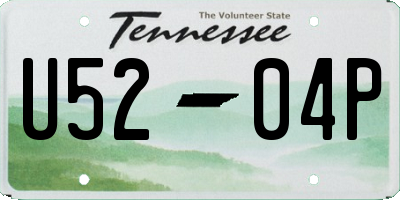 TN license plate U5204P