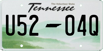 TN license plate U5204Q