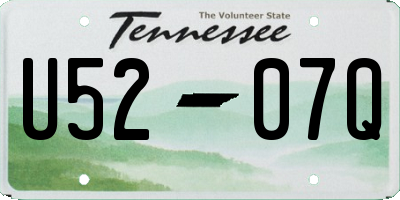 TN license plate U5207Q