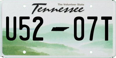 TN license plate U5207T