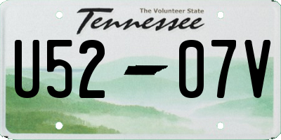 TN license plate U5207V