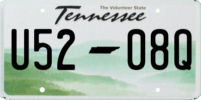 TN license plate U5208Q