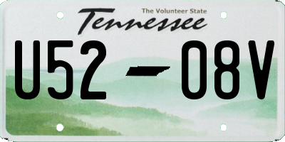 TN license plate U5208V