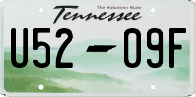 TN license plate U5209F