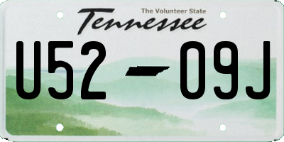 TN license plate U5209J