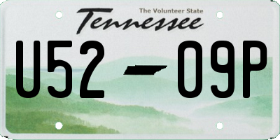 TN license plate U5209P