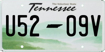 TN license plate U5209V