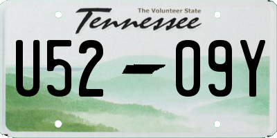 TN license plate U5209Y