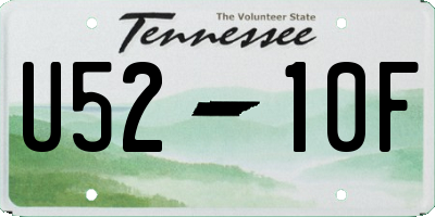 TN license plate U5210F