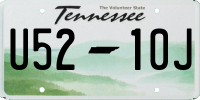 TN license plate U5210J