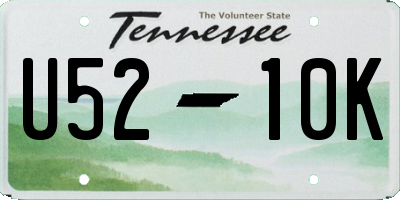 TN license plate U5210K