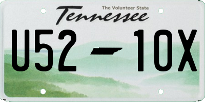 TN license plate U5210X