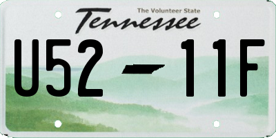 TN license plate U5211F