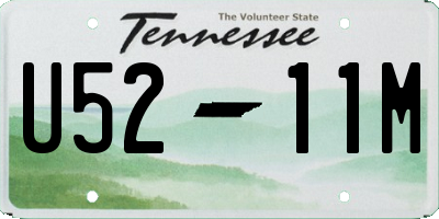TN license plate U5211M