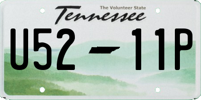 TN license plate U5211P