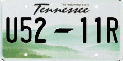 TN license plate U5211R