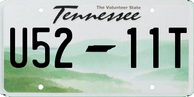 TN license plate U5211T