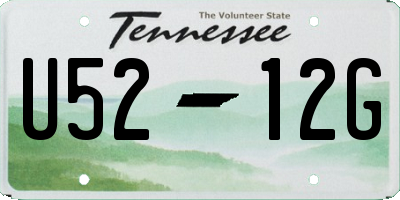 TN license plate U5212G