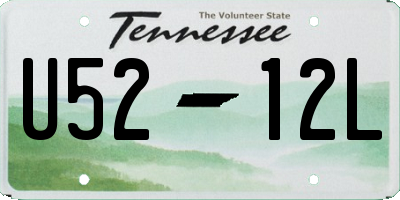 TN license plate U5212L