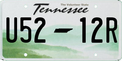 TN license plate U5212R