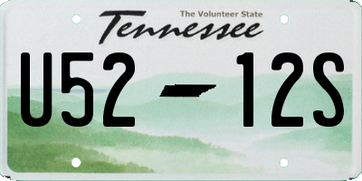 TN license plate U5212S