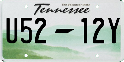 TN license plate U5212Y