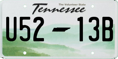 TN license plate U5213B
