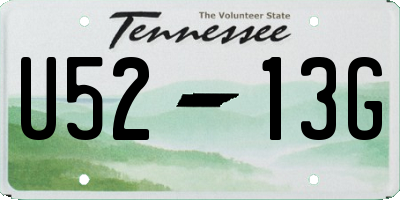 TN license plate U5213G