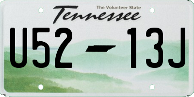TN license plate U5213J