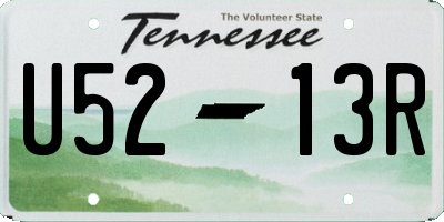TN license plate U5213R