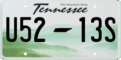 TN license plate U5213S