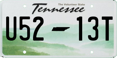 TN license plate U5213T