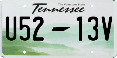TN license plate U5213V