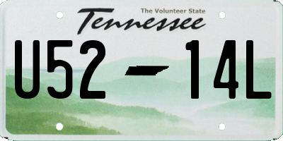 TN license plate U5214L