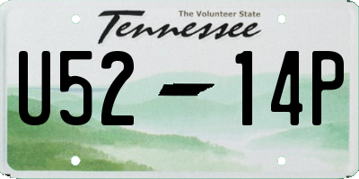 TN license plate U5214P