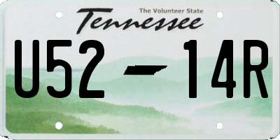 TN license plate U5214R