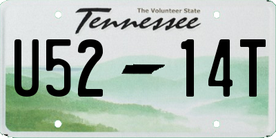 TN license plate U5214T