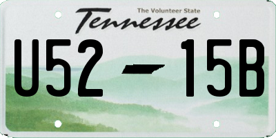 TN license plate U5215B