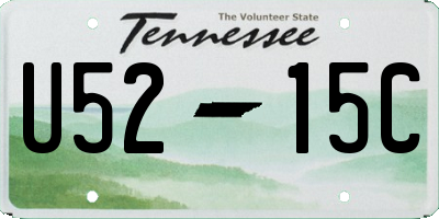 TN license plate U5215C