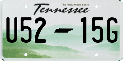 TN license plate U5215G