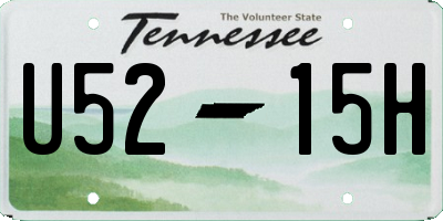 TN license plate U5215H
