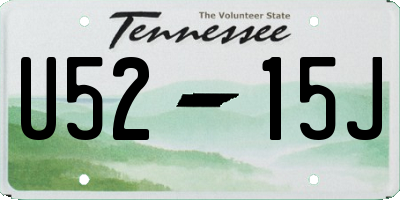 TN license plate U5215J