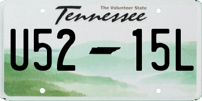 TN license plate U5215L