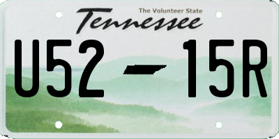 TN license plate U5215R