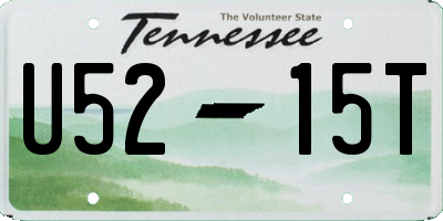 TN license plate U5215T