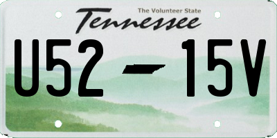 TN license plate U5215V