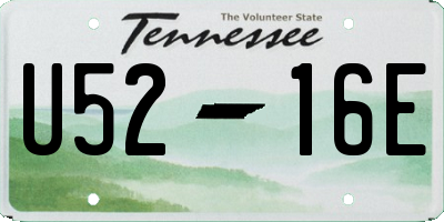 TN license plate U5216E